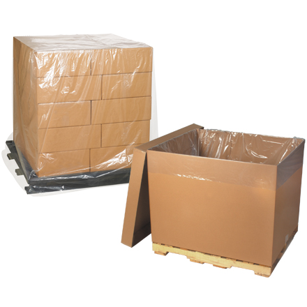 Pallet Covers - Clear - 1.5 Mil (Bags)