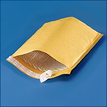 Bubble Mailer, Kraft Self-Sealable
