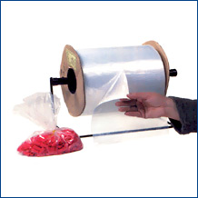 CLEAR POLY BAGS ON ROLLS