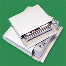Gussetted White Mailers - Self Seal