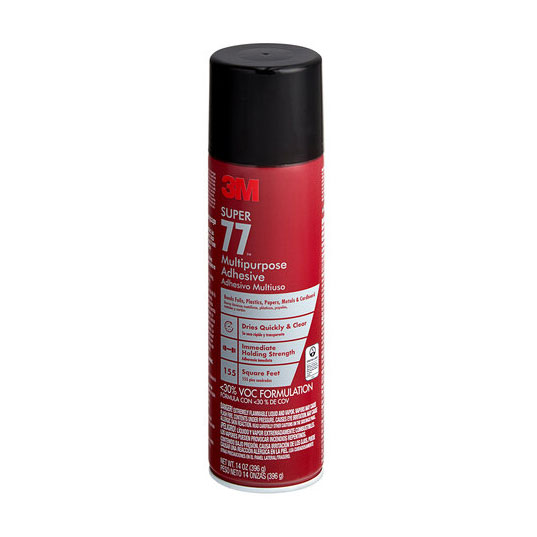 3M Super 77 Low VOC Adhesive - 2/Case