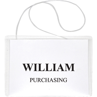 4 x 3" Hanging Style Badge Holders - 50/Case