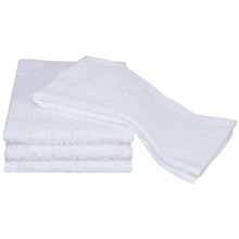 Multi-Purpose White Terry Cloth Towels in Bulk - 25 lb - 25/LBS