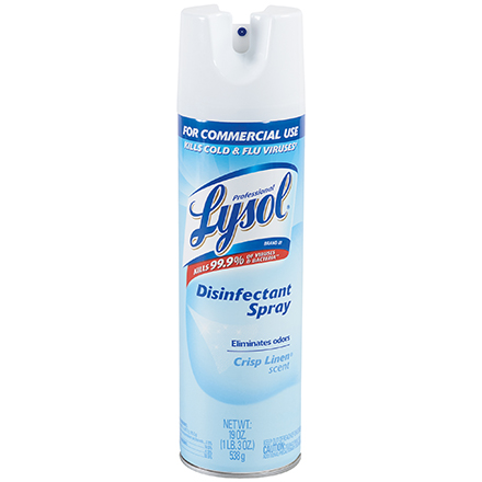 Lysol® Crisp Line Scent Disinfectant Spray - 19 oz. Spray Can - 1/Case