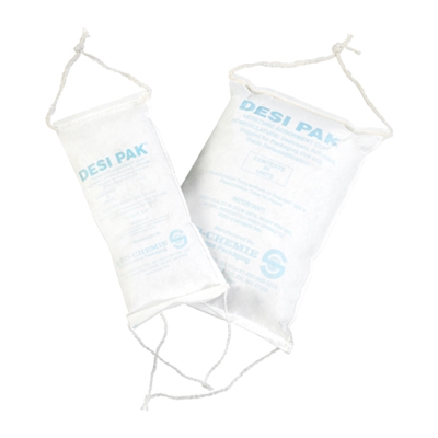 8 3/4 x 12 1/2 x 2 1/4" String Sewn Desiccant Bags - 30/Case