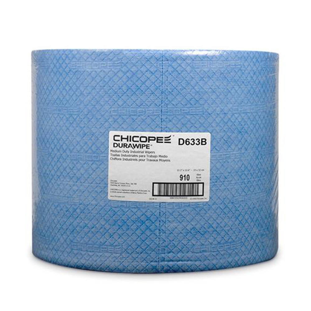 Durawipe® Medium Duty Industrial Wiper  - Blue 13.125 x 12.6 - 910/Case