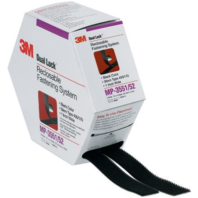 1" x 15' Black  3M MP3551/52 Dual Lock