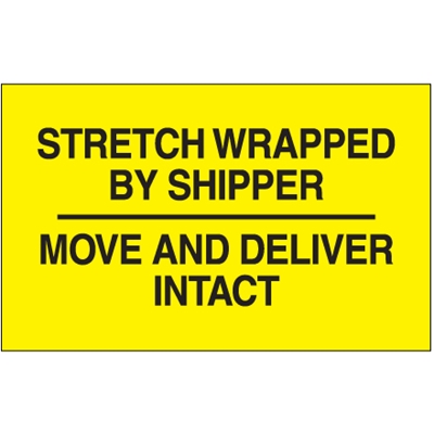3 x 5" - "Stretch Wrapped By Shipper" - 500/Roll