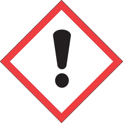 2 x 2" Pictogram - Exclamation Mark Labels - 500/Roll