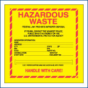 Hazardous Waste Labels