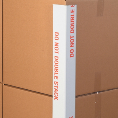 "DO NOT DOUBLE STACK" EDGE PROTECTORS