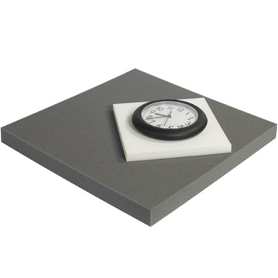 2 x 24 x 24" Charcoal Soft Foam Sheets - 6/Case