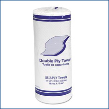 Household Perforated Paper Towel Rolls - 30/Case