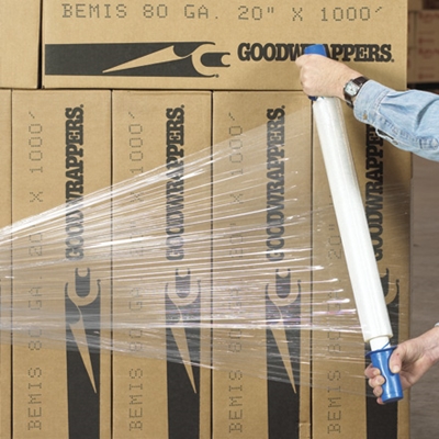 20" x  80 Gauge x 1000' Goodwrappers® Economy Cast Stretch Film - 4/Case
