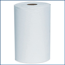 HARDWOUND ROLL TOWELS, WHITE, 8" X 800'  - 6/Cs