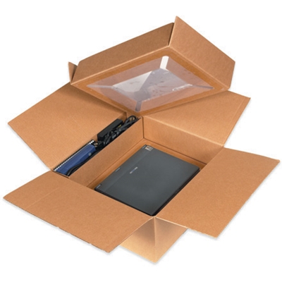 17 x 17 x 8" Laptop Shipping System - 5/Bundle
