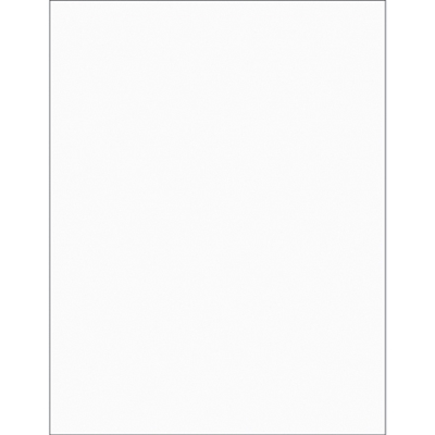 8 1/2 x 11" Clear Rectangle Laser Labels - 100/Case