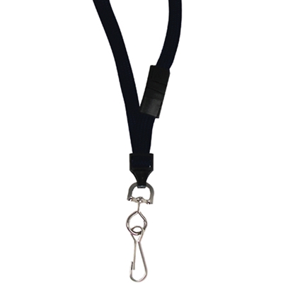 Breakaway Black Lanyards - 24/Case