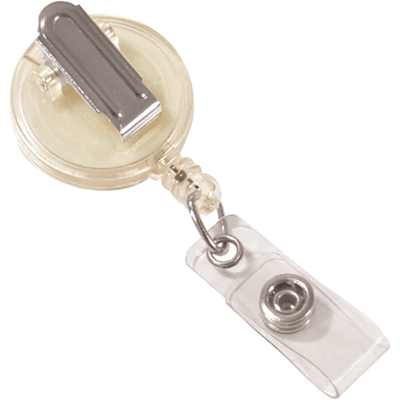 Retractable Clear Lanyard - 12/Case