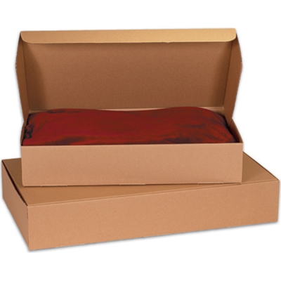 24 1/2 x 14 1/4 x 4 1/2" Kraft Garment Mailers - 25/Bundle