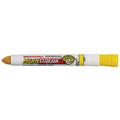 Yellow Mean Streak® "Paint in a Tube" Markers - 12/Case