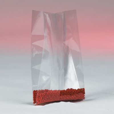 12" x 8" x 24" - 4 Mil Gusseted Poly Bags - 250/Case