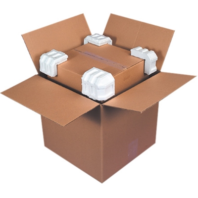 3 3/4 x 3 3/4 x 3 3/4" Foam Corners - 400/Case