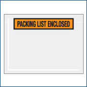 6 1/2" x 5" "Packing List Enclosed"  - 1000/CS