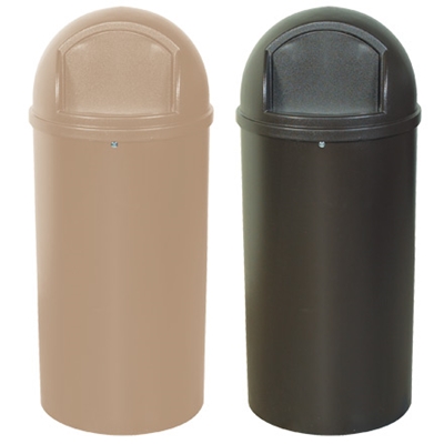 Rubbermaid® Domed Waste Receptacles