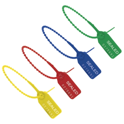9" Yellow Tug Tight Pull-Tight Seals - 100/Case