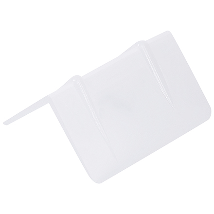 1 7/8 x 1" - White Plastic Strap Guards - 1000/Case