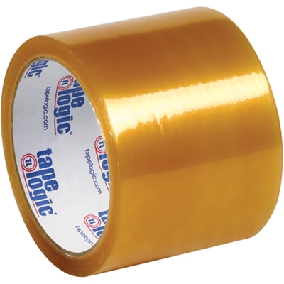 3" x 110 yds. Clear Tape Logic® #57 Natural Rubber Tape - 24/Case