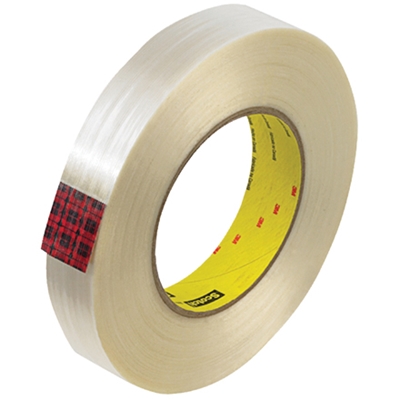 1/2" x 60 yds. 3M 890MSR Strapping Tape - 72/Case