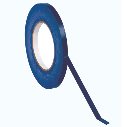 3/8" x 180 yds. Dark Blue Bag Tape - 96/Case