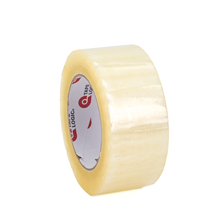 4" x 72 yds. Clear (6 Pack) Tape Logic® 2 Mil Acrylic Tape - 6/Case