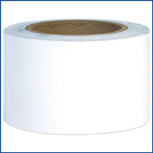 5" x 80 Gauge x 1000' White Bundling Stretch Film - 12/Case