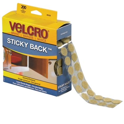 3/4" Dots - Beige VELCRO® Brand Tape - Combo Packs - 1/Case
