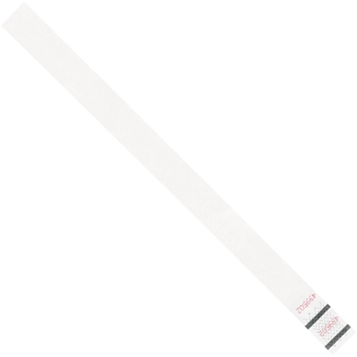 3/4 x 10" White Tyvek® Wristbands - 500/Case