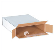 White Self-Seal Side Loading Cartons