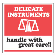 DELICATE INSTRUMENT LABELS