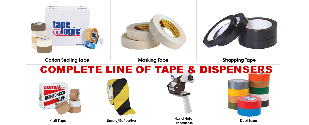 Complete line of packaging tape & dispensers