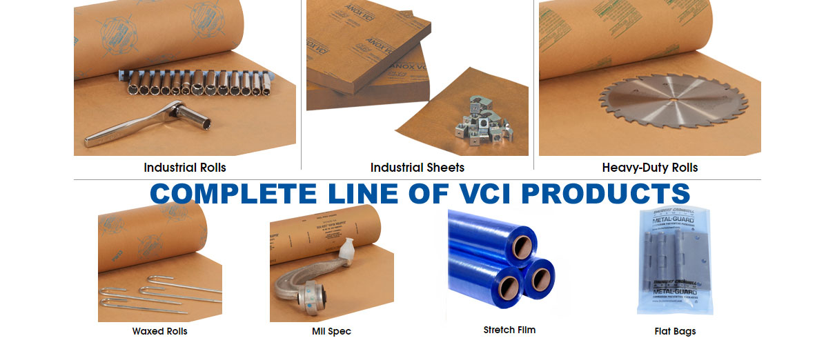 Complete line of packaging VCI products