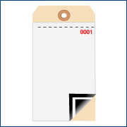 INVENTORY TAGS, 3 PART