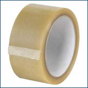 Carton Sealing Tape, Natural Rubber Tape w/PVC Film